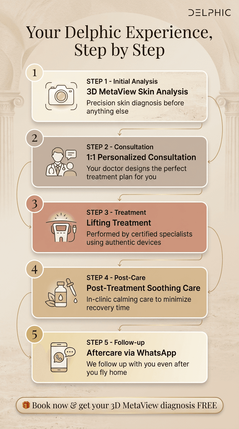 Delphic Clinic limited-time promotion — tap to book your free consultation