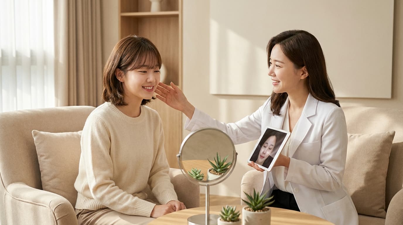 The Fraxel laser device used at Delphic Clinic, Gangnam Seoul, for pore treatment