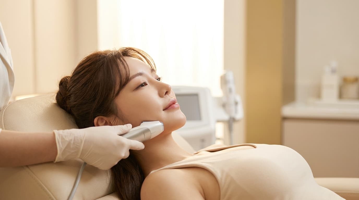 The Ultherapy device used at Delphic Clinic, Gangnam Seoul