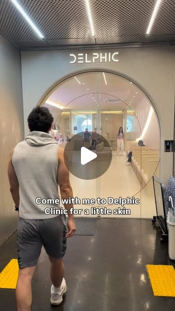 Michael (@mikejiang8) receiving a Pico and GV laser treatment for redness and sunspots at Delphic Clinic, Gangnam, Seoul — Instagram reel