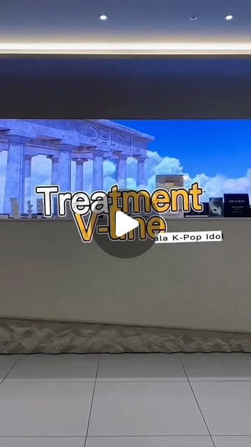 Berita Korea (@beritakorea.id) during a V-line combo of ONDA, Titanium and a double-chin injection at Delphic Clinic in Gangnam, Seoul — Instagram reel