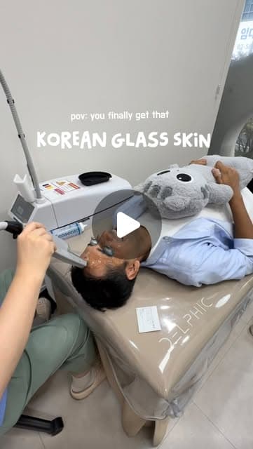 Majid (@ranamajid007) after a one-day PicoSure toning programme at Delphic Clinic, Gangnam, Seoul — Instagram reel