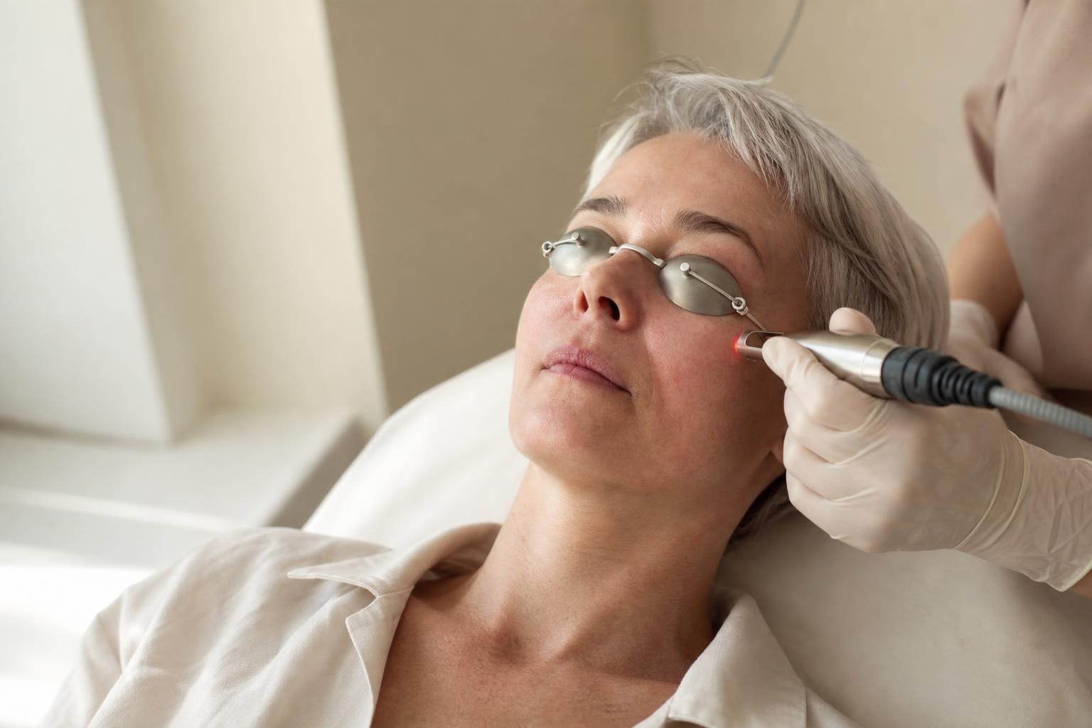 A laser treatment consultation at Delphic Clinic in Gangnam, Seoul