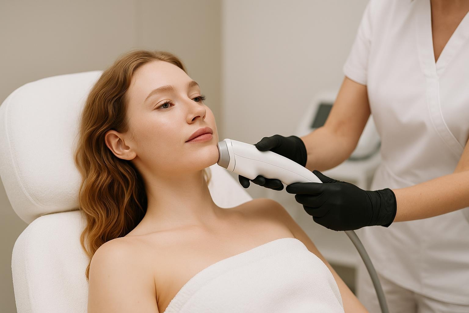The genuine Thermage FLX device used for RF skin tightening at Delphic Clinic, Gangnam Seoul